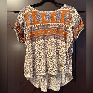 Free People Print Top